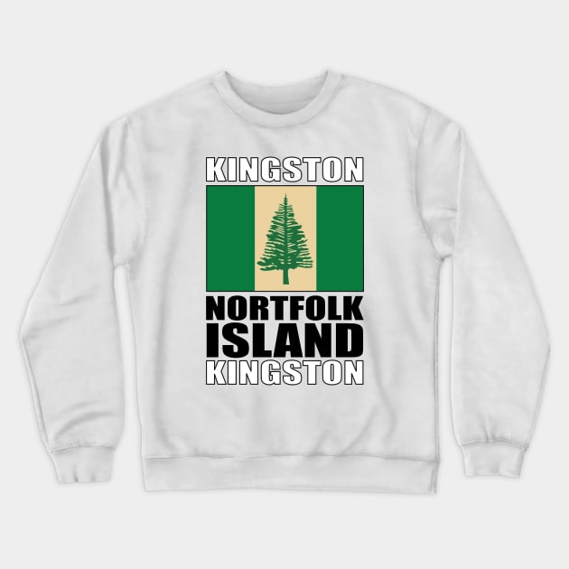 Flag of Norfolk Island Crewneck Sweatshirt by KewaleeTee